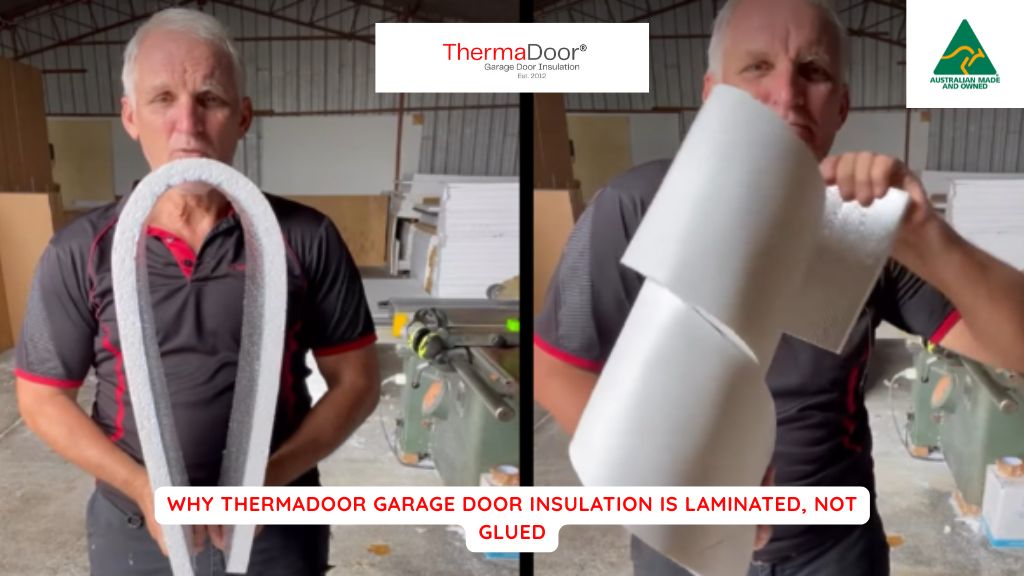 "ThermaDoor Premium laminated garage door insulation R1.43 R1.39 – Australian made and tested"